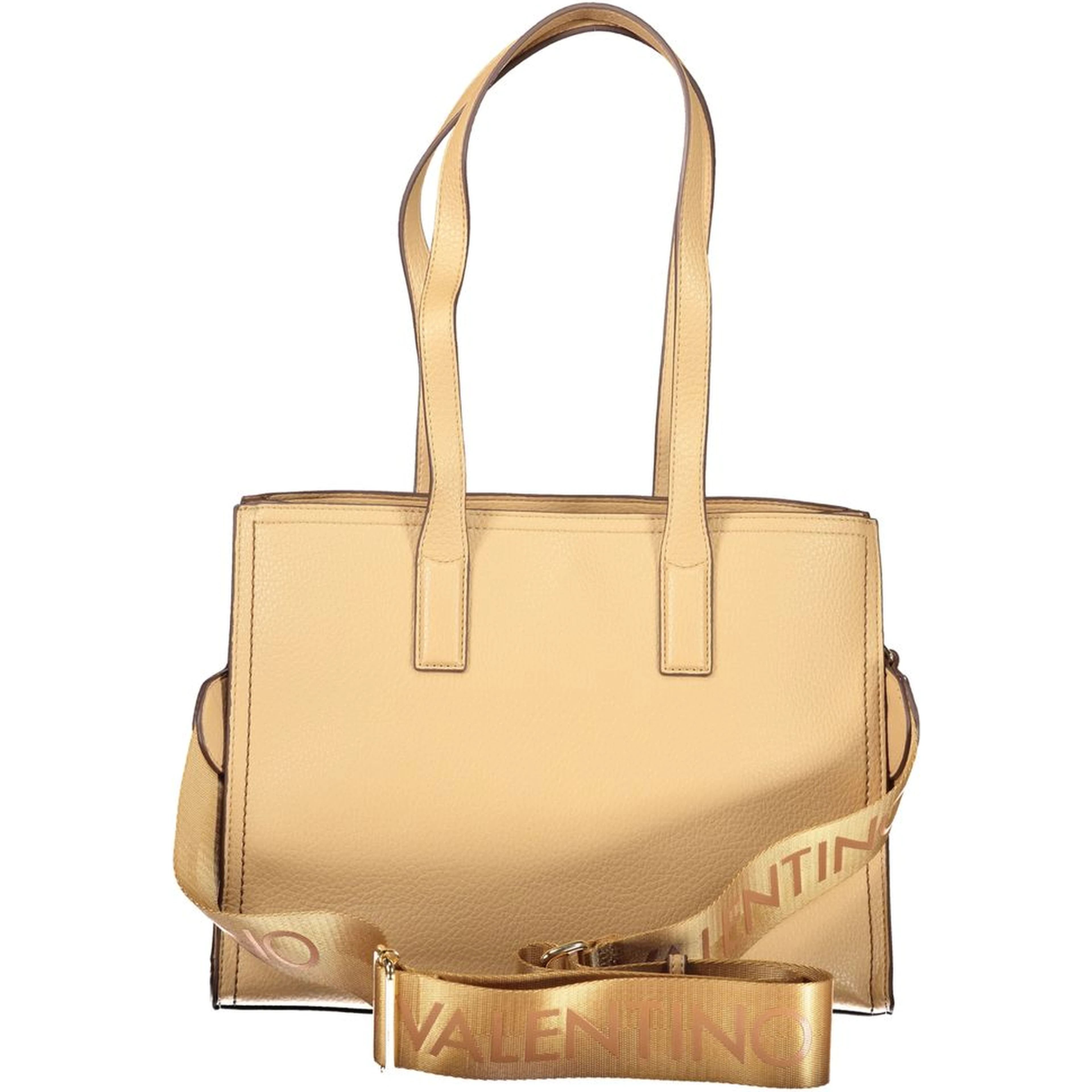 Beige Polyethylene Handbag