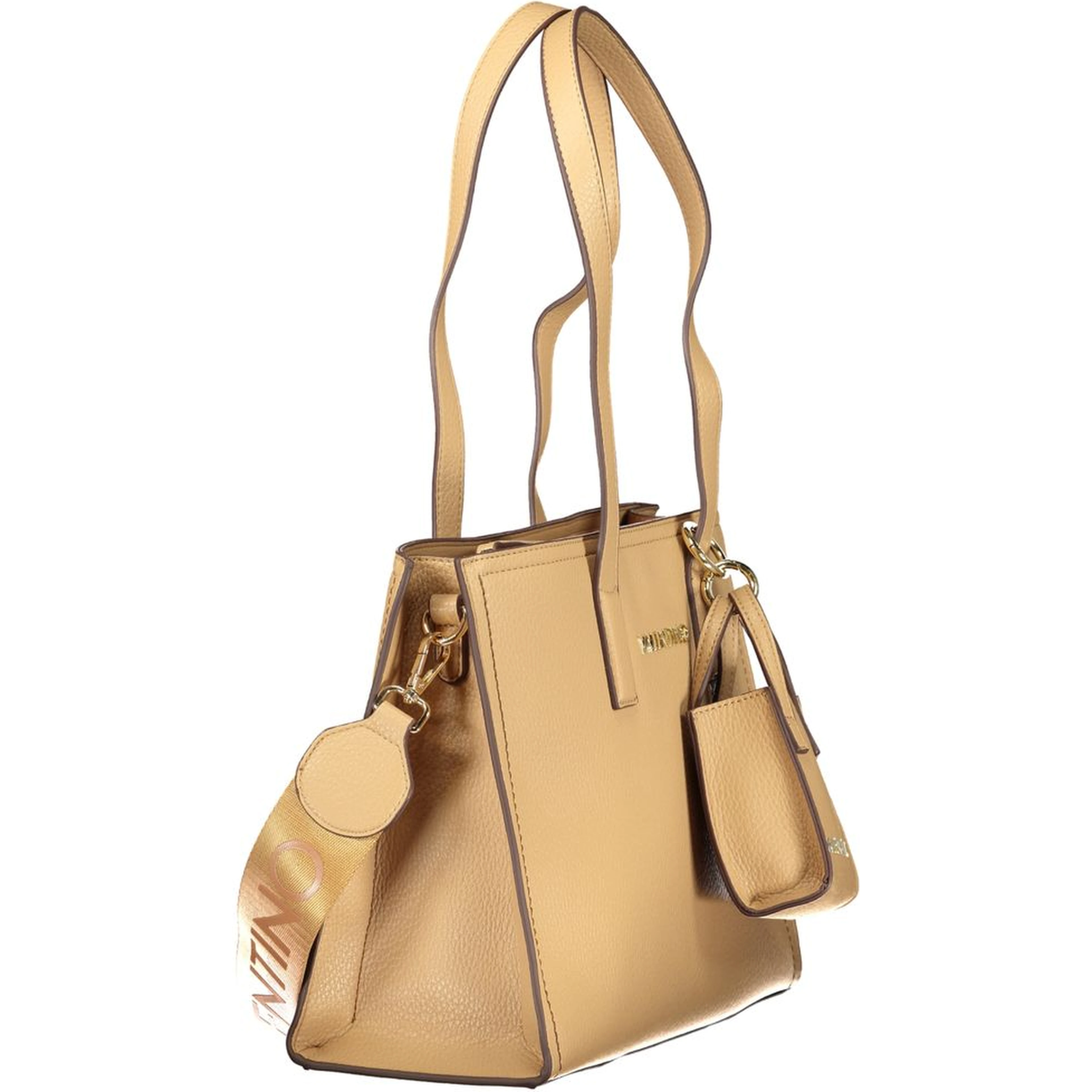 Beige Polyethylene Handbag