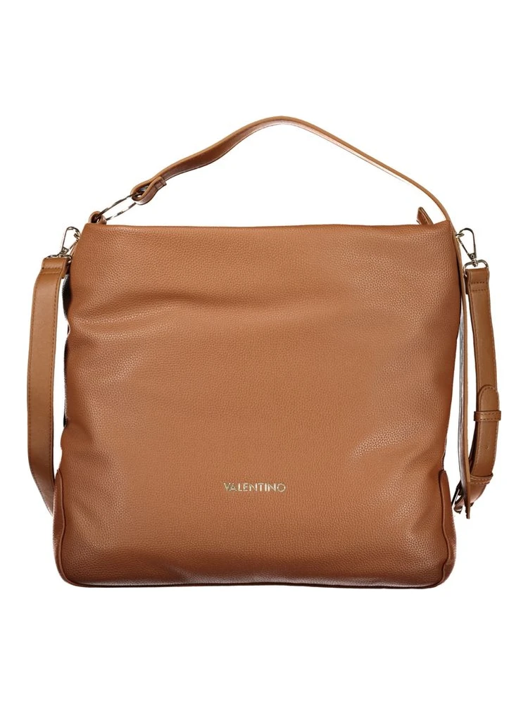 Marrone Polyurethane Women Handbag