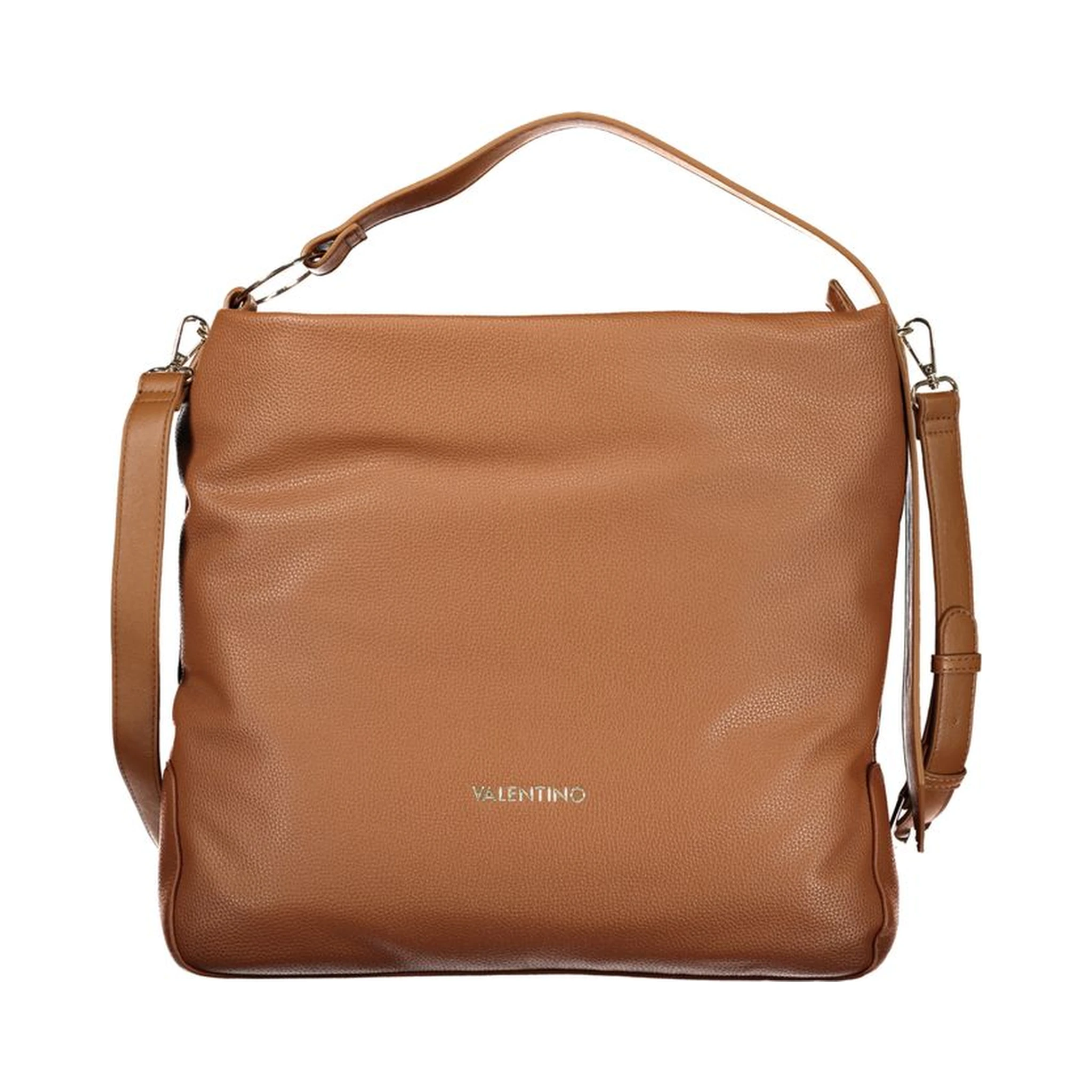 Marrone Polyurethane Women Handbag