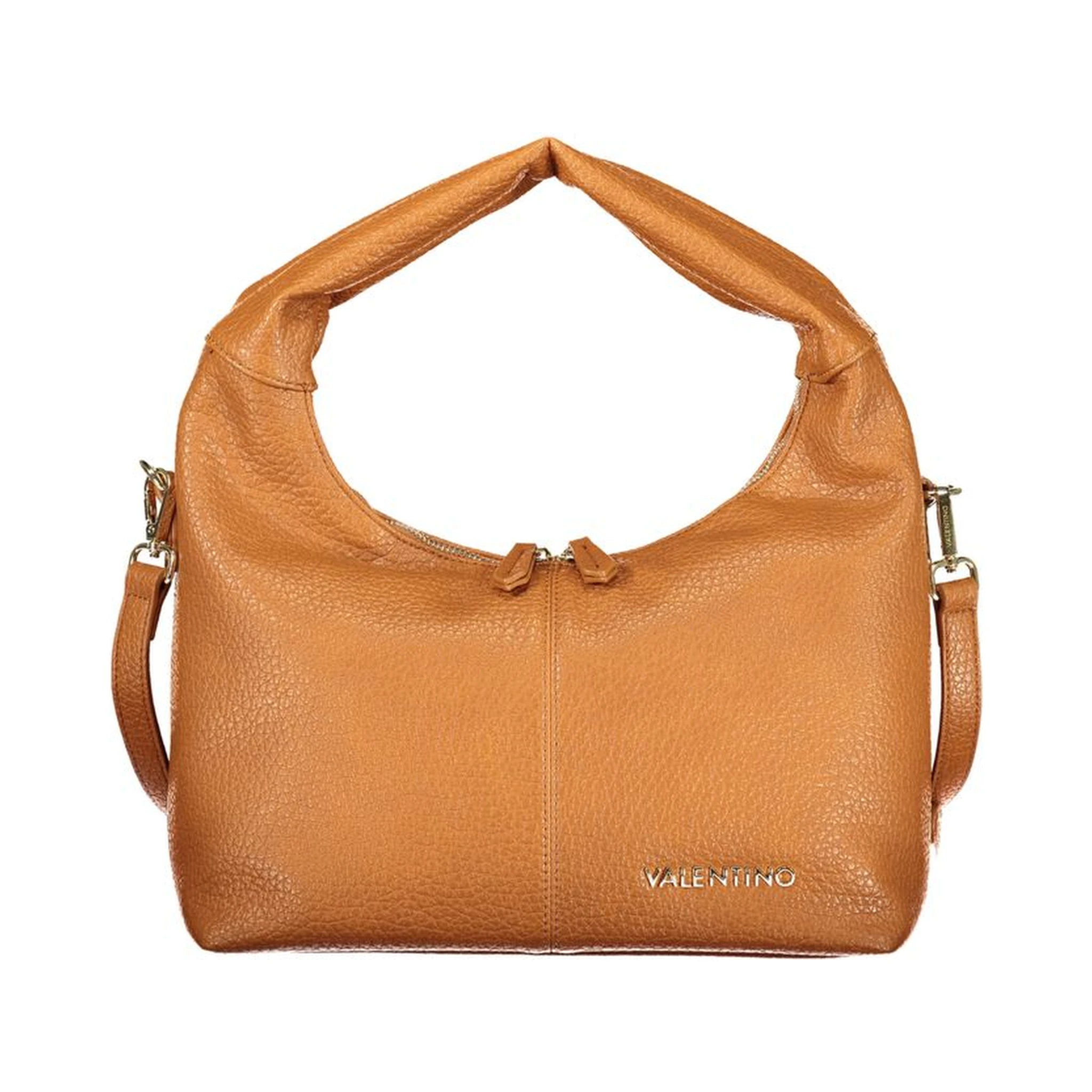 Marrone Polyurethane Women Handbag