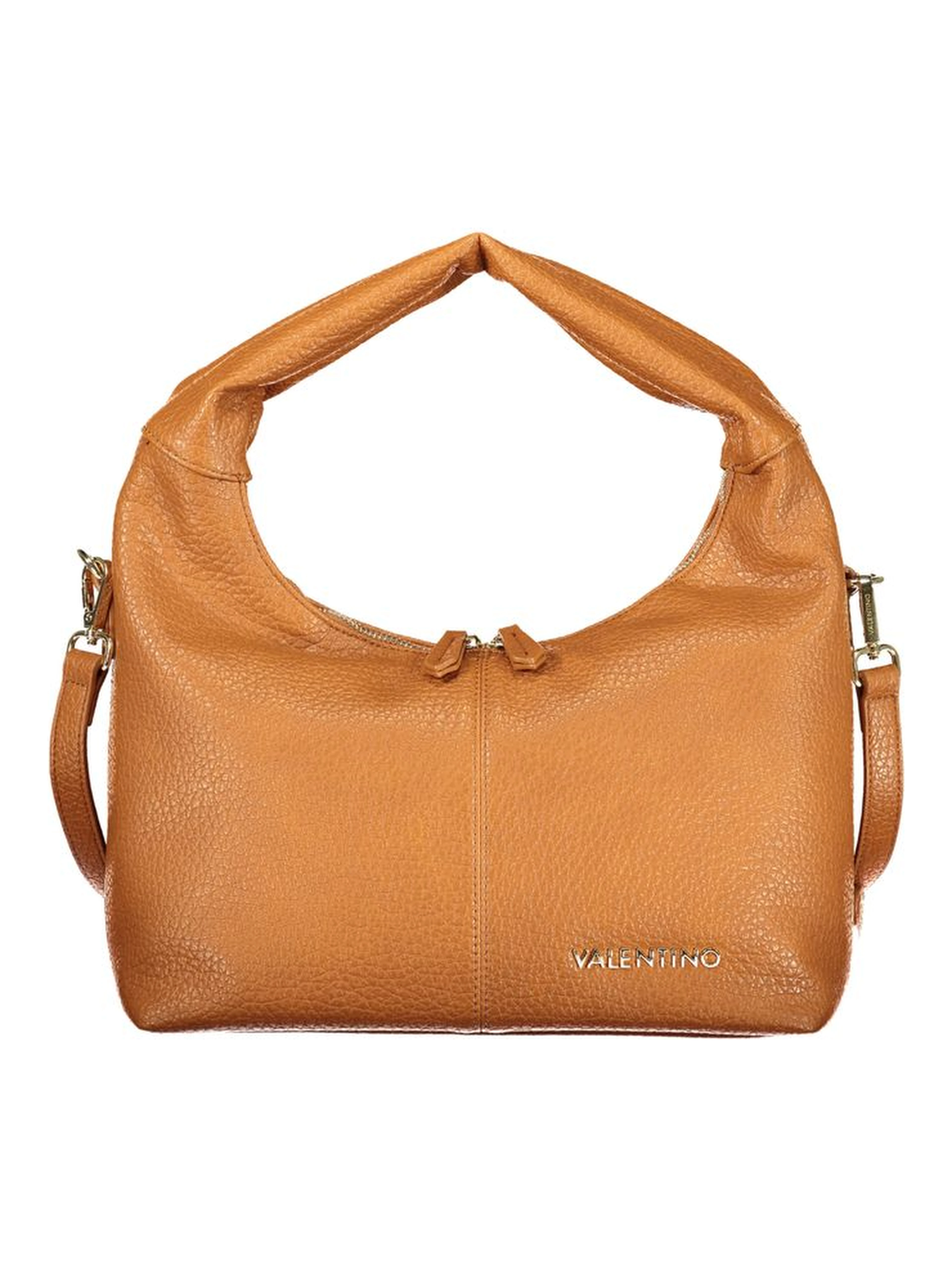 Marrone Polyurethane Women Handbag