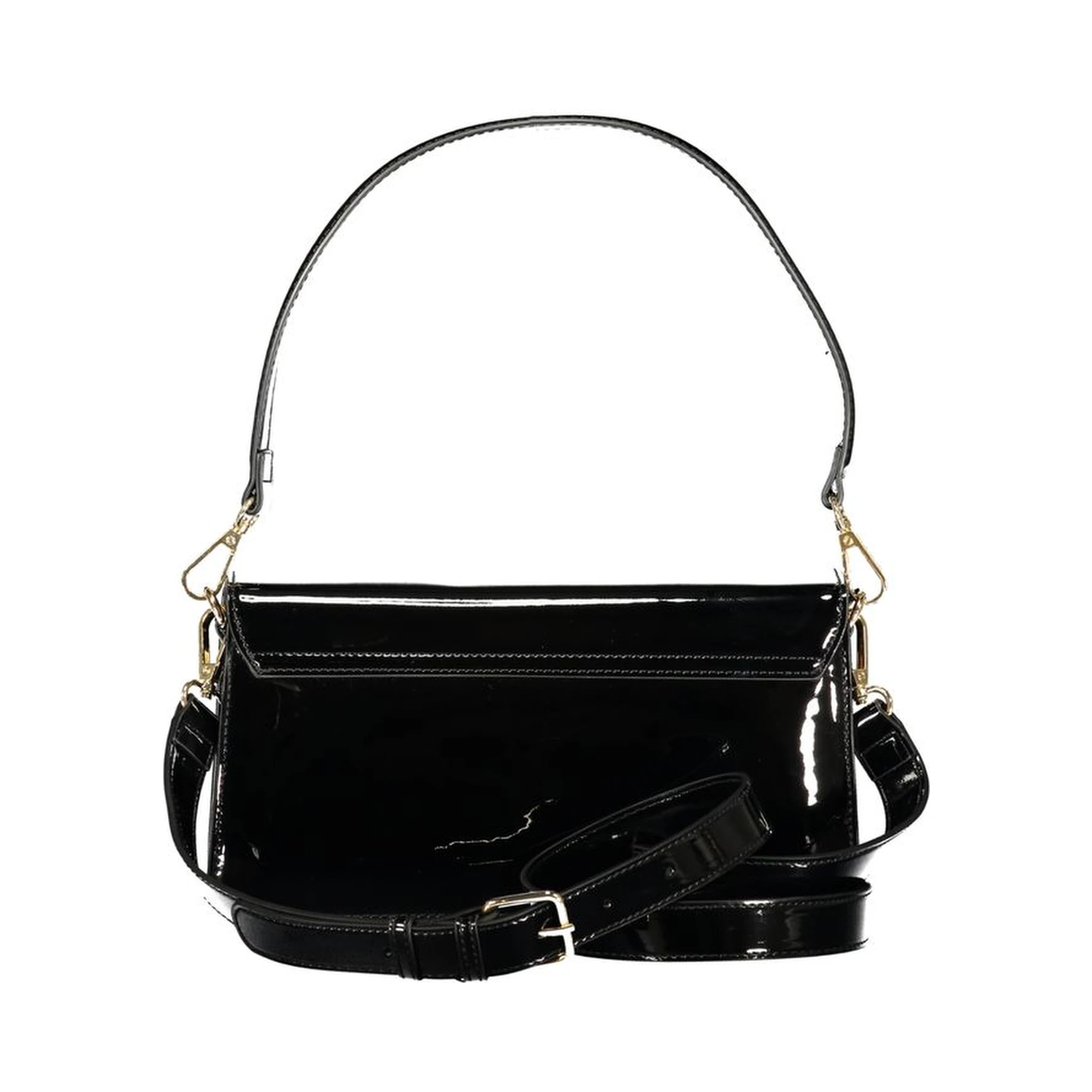 Nero Poliuretano Woman Handbag