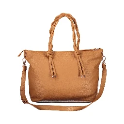 Brown Polyethylene Handbag