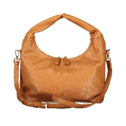 Marrone Polyurethane Women Handbag