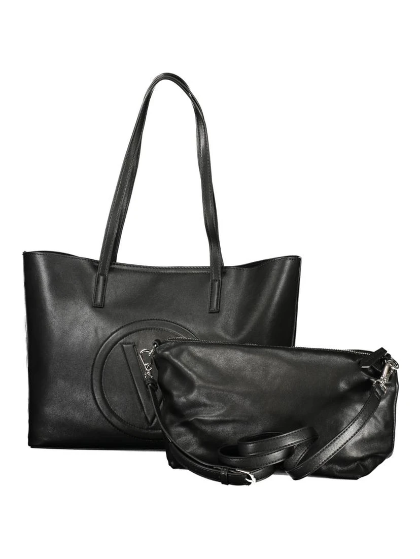 Nero Polyurethane Women's Handbag
