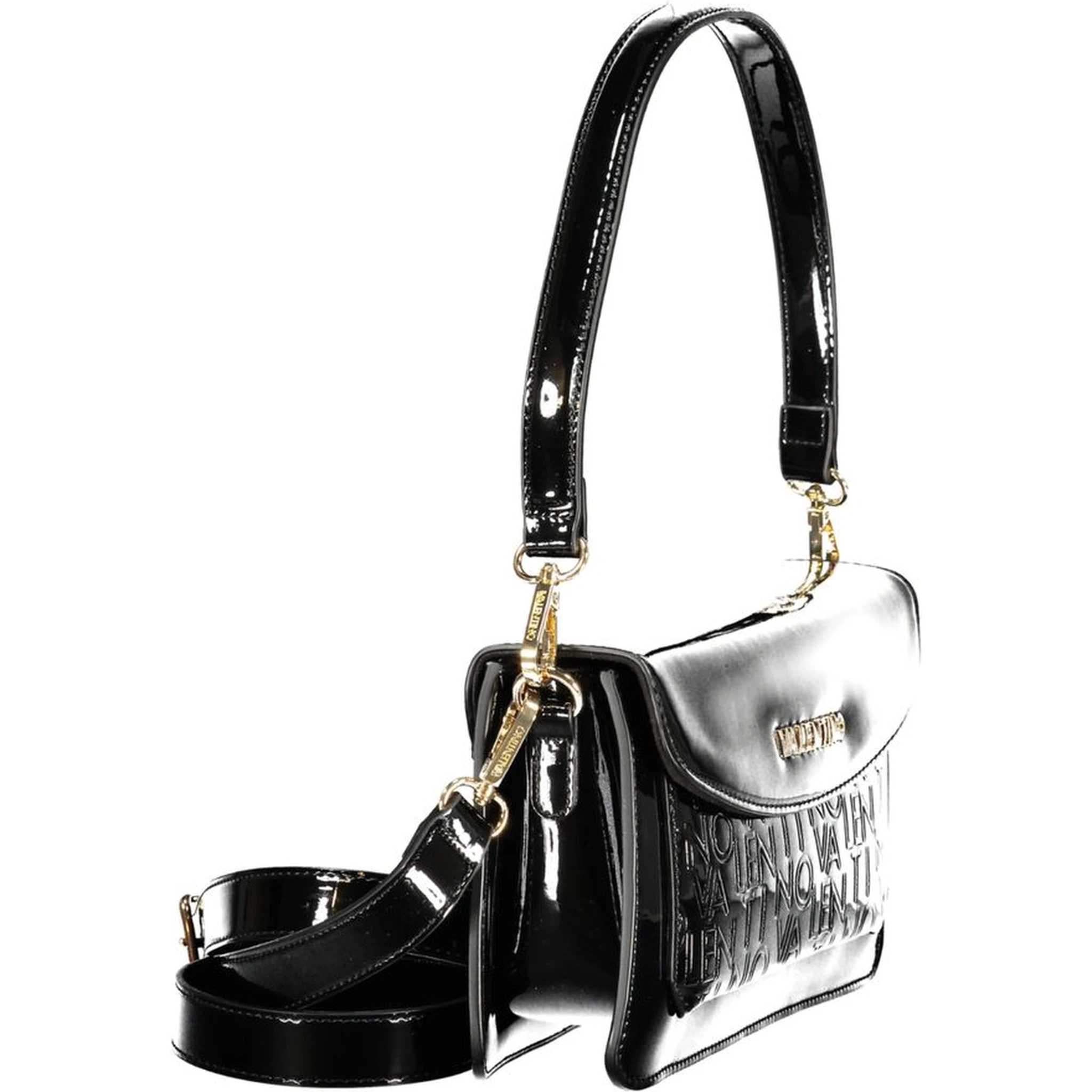 Nero Poliuretano Woman Handbag