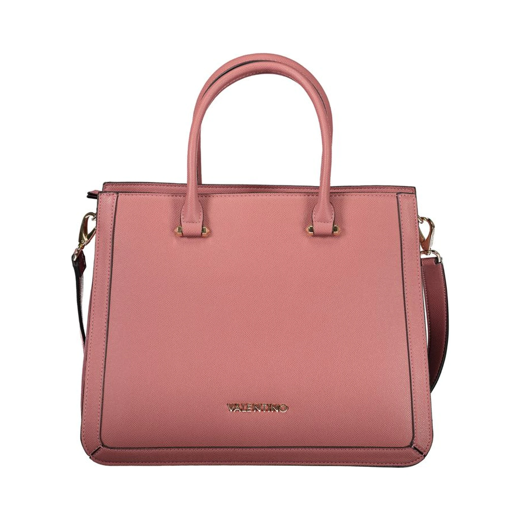 Pink Polyethylene Handbag