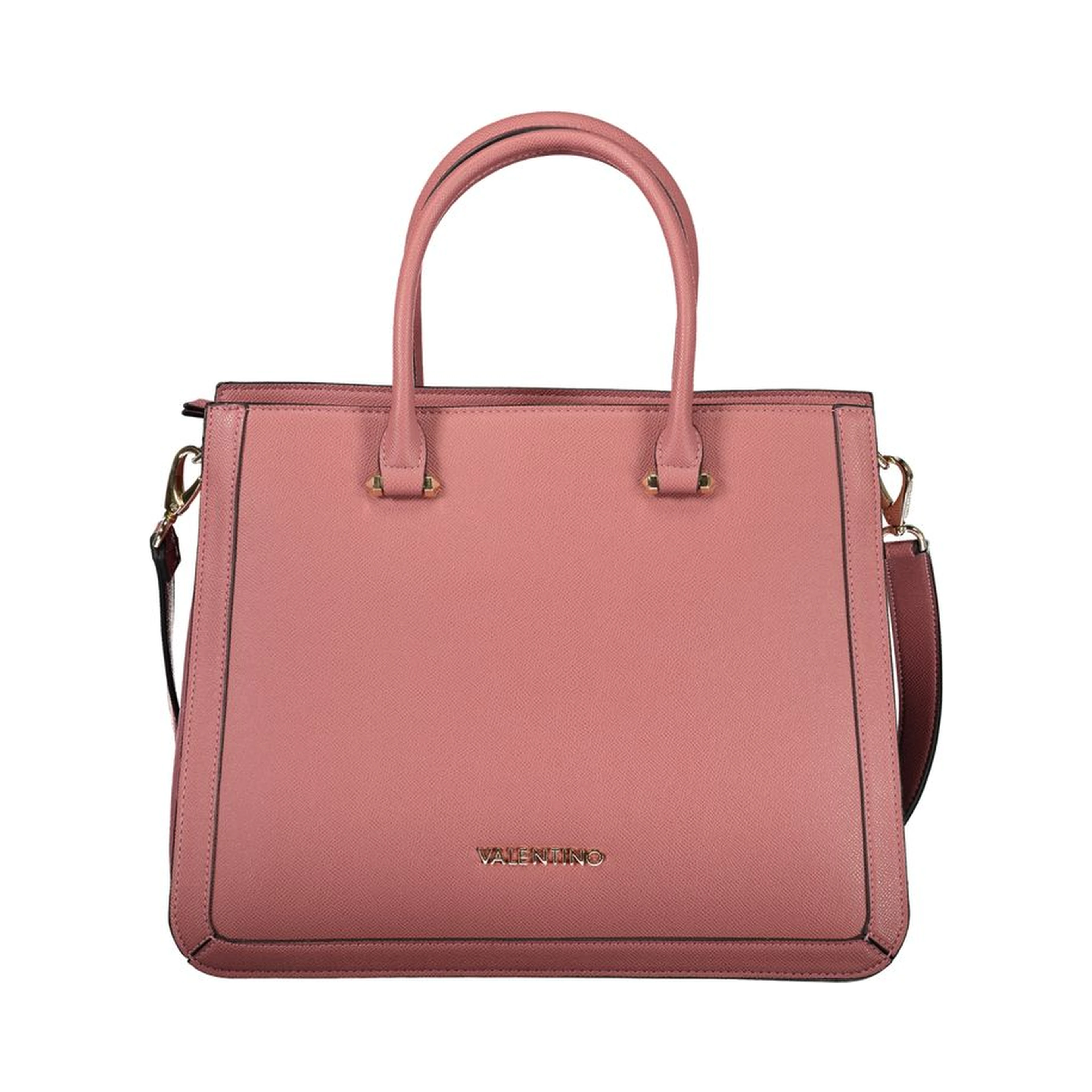 Pink Polyethylene Handbag