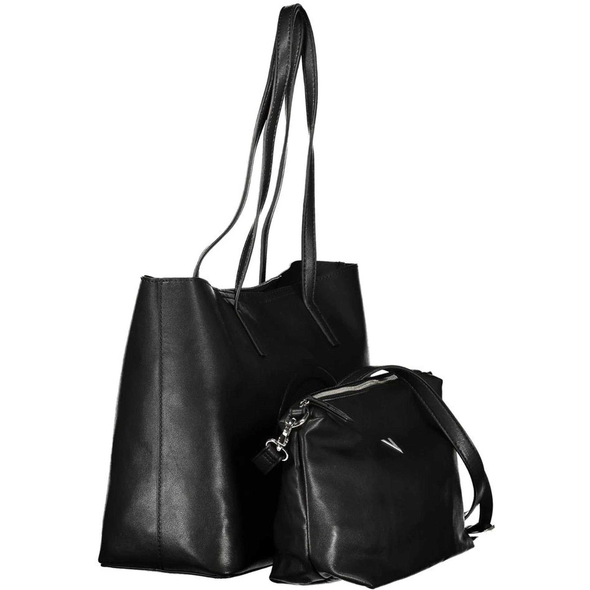Nero Polyurethane Women's Handbag