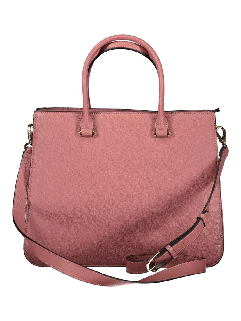 Pink Polyethylene Handbag