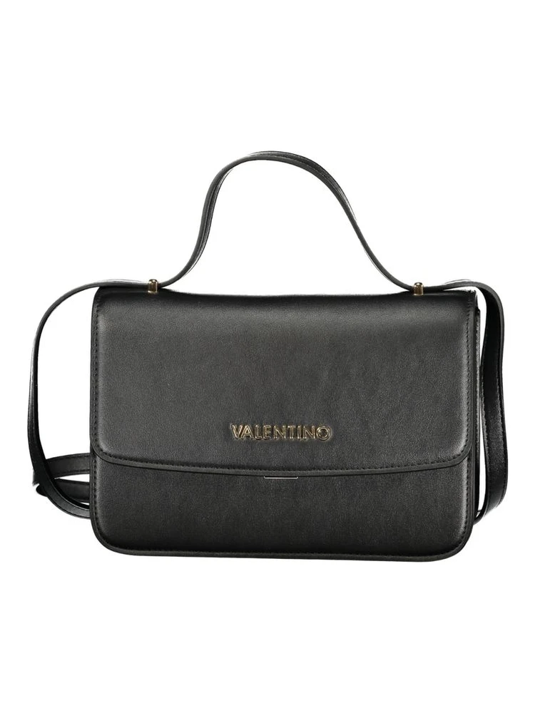 حقيبة يد نسائية سوداء من البولي يوريثان