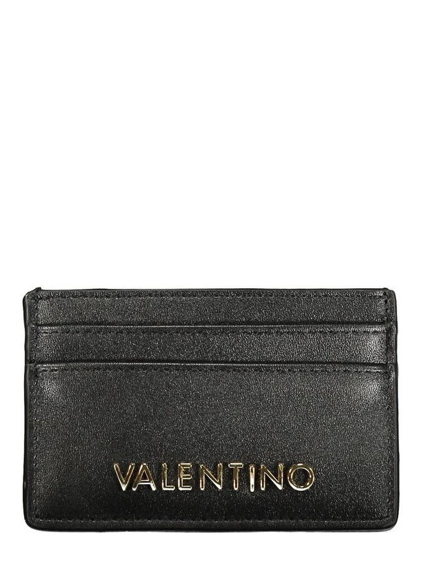 Black Polyurethane Women Wallet
