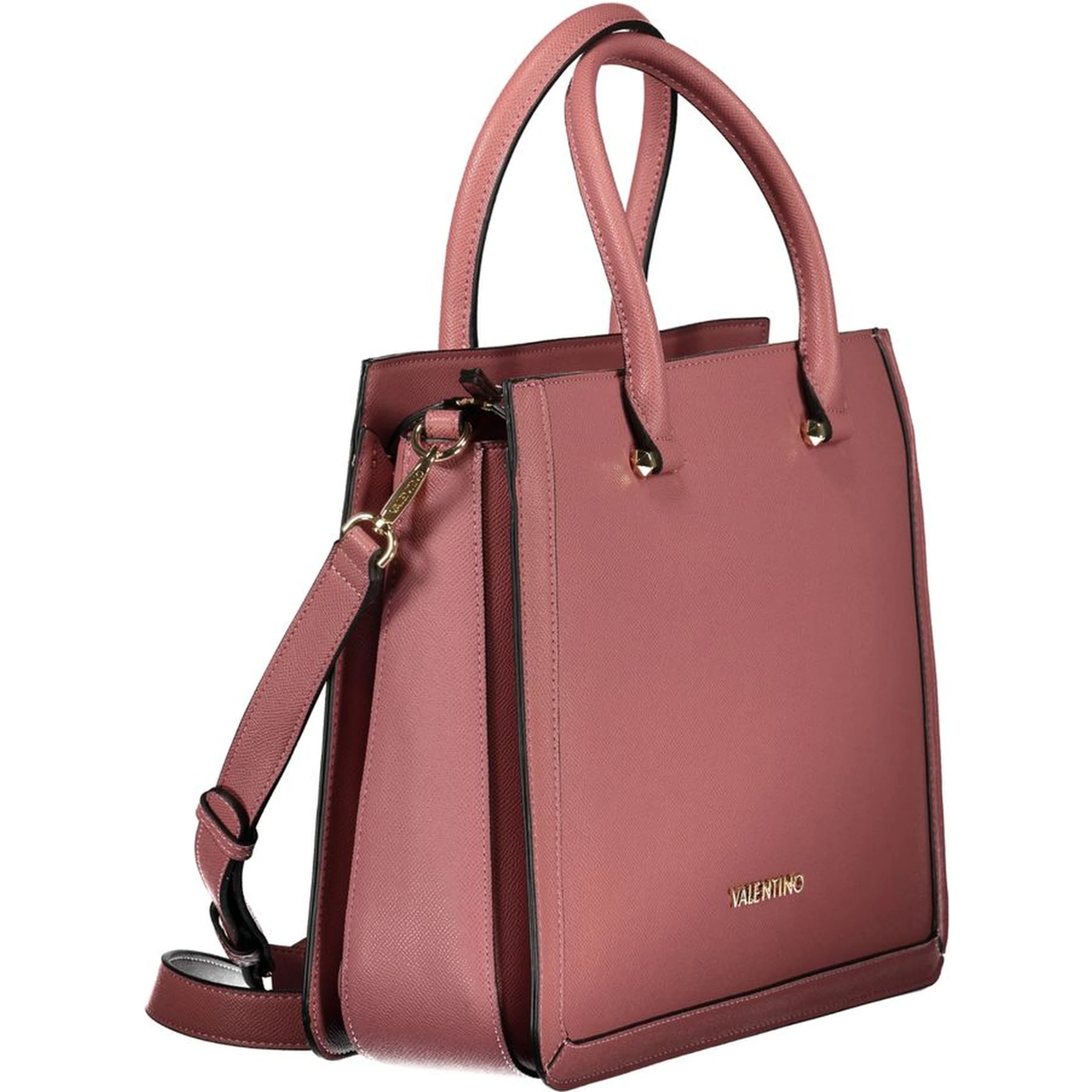 Pink Polyethylene Handbag