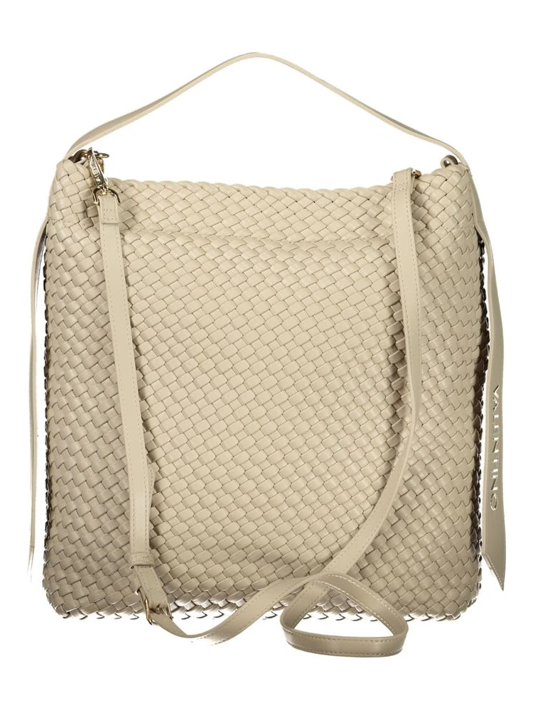 Beige Polyurethane Women Handbag alternative