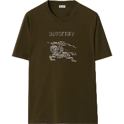 Burberry T-shirts and Polos Green