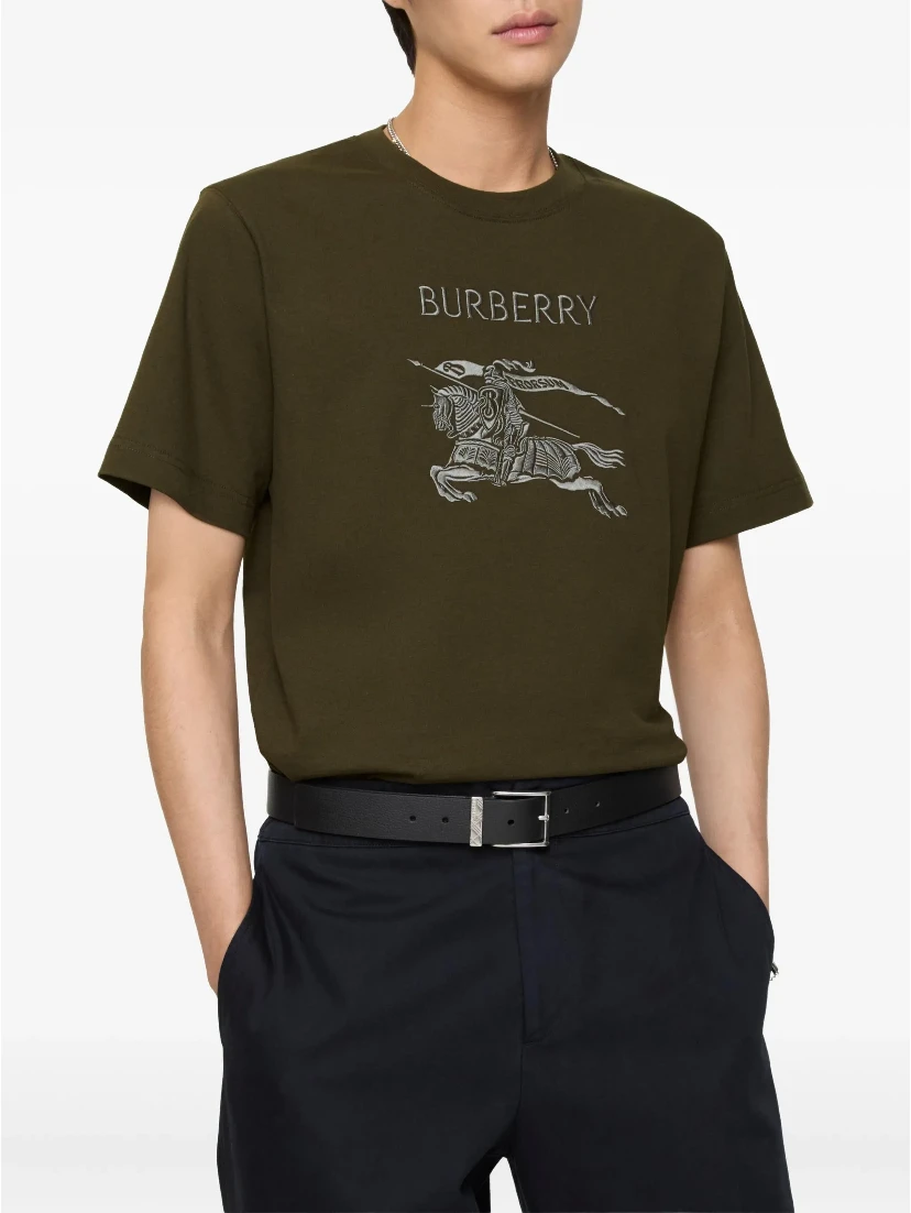 Burberry T-shirts and Polos Green