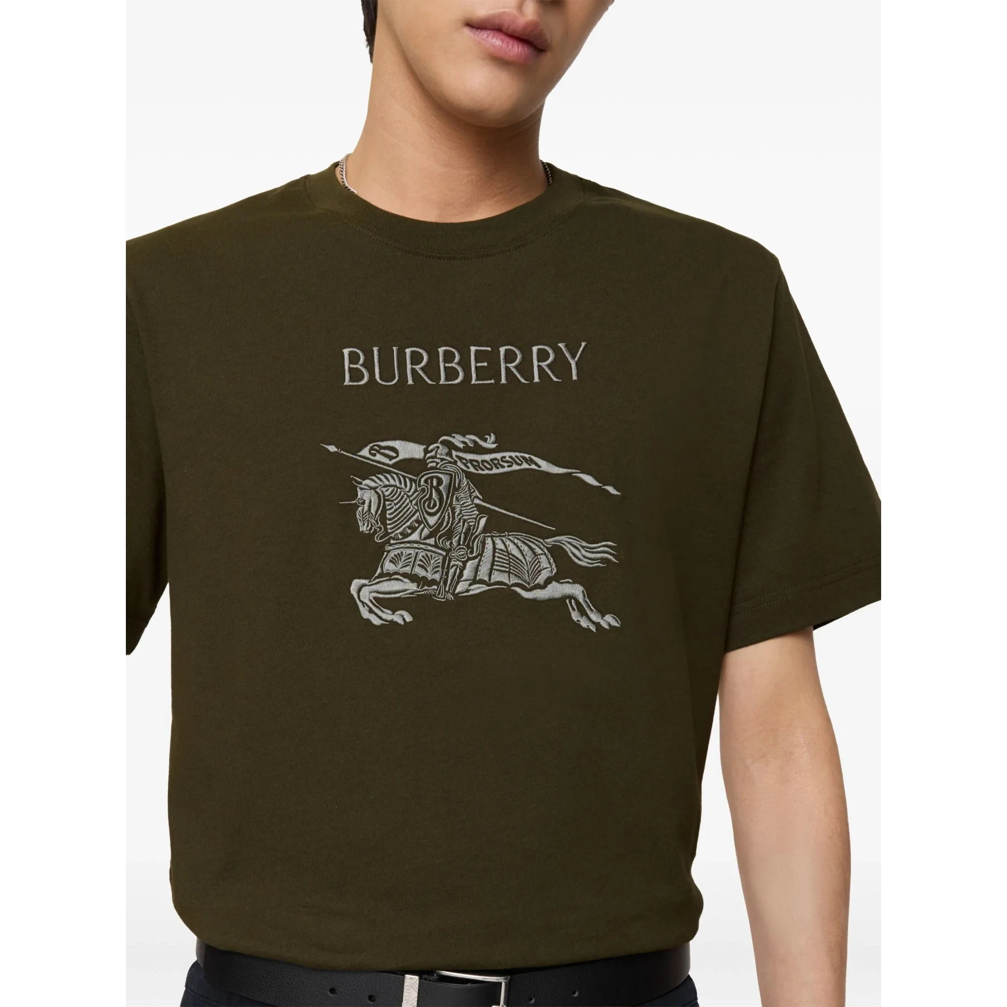 Burberry T-shirts and Polos Green