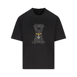 تيشيرتات وبولو من فندي باللون الأسود