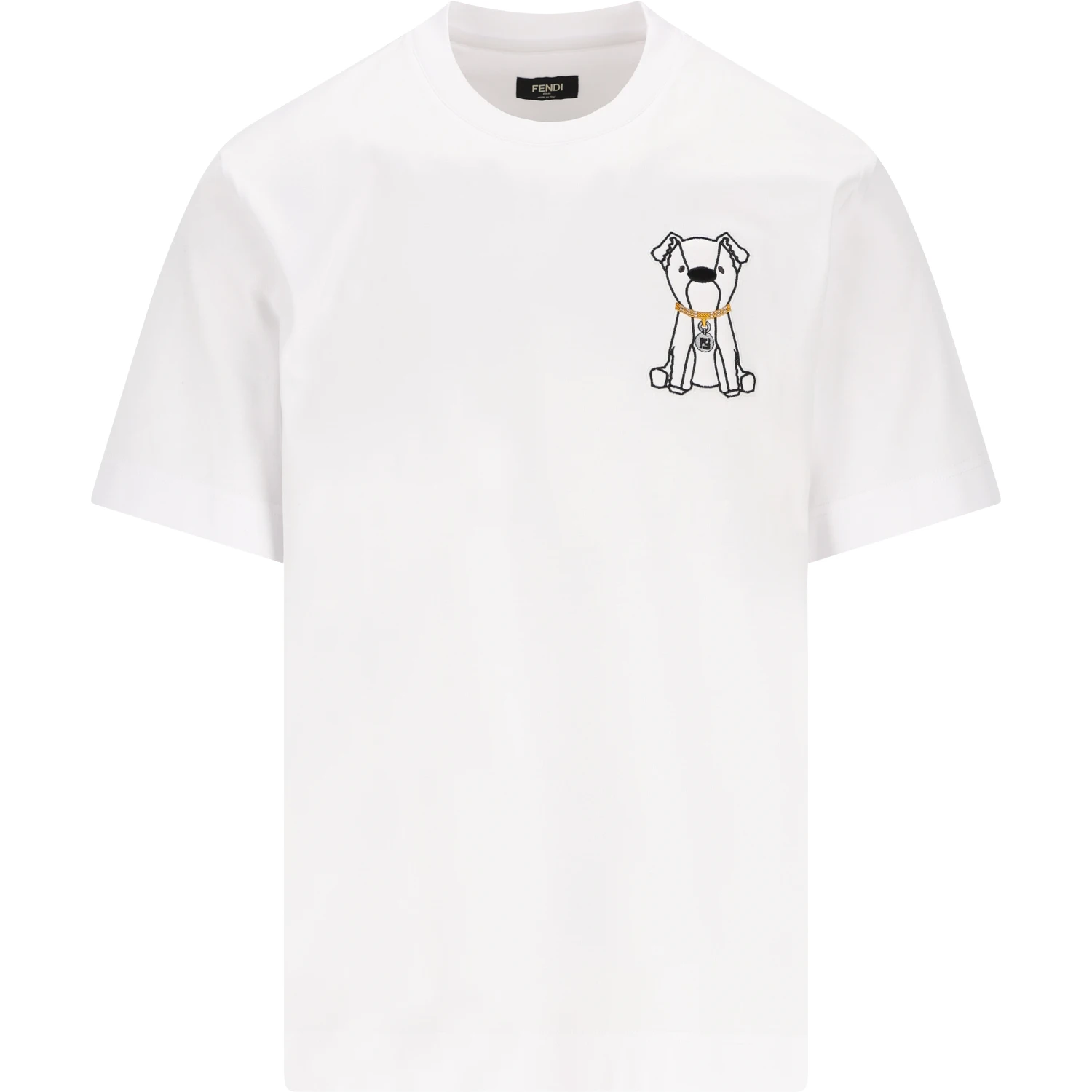 Fendi T-shirts and Polos White
