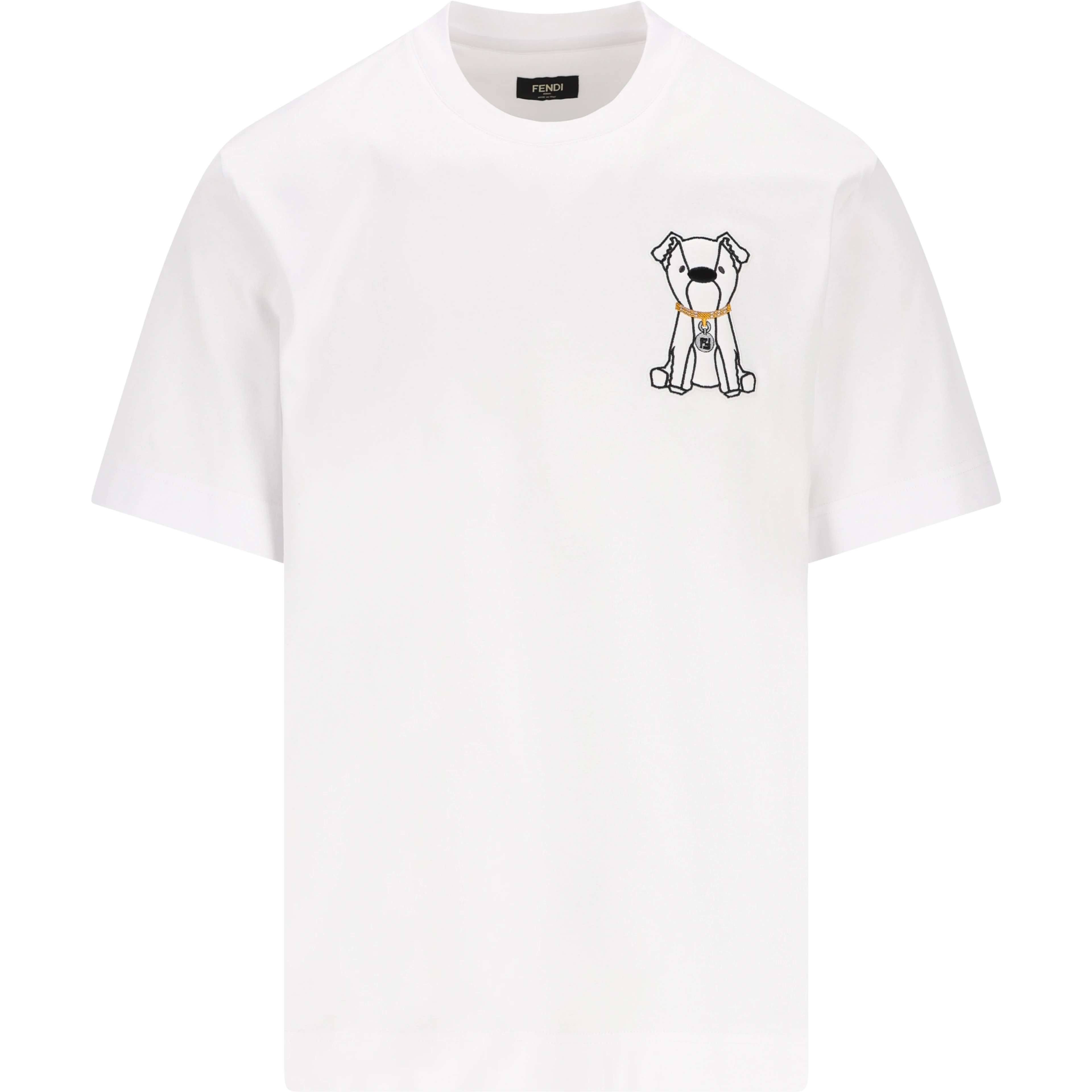 Fendi T-shirts and Polos White