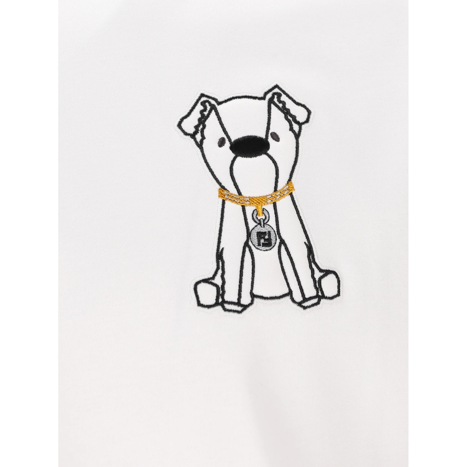 Fendi T-shirts and Polos White