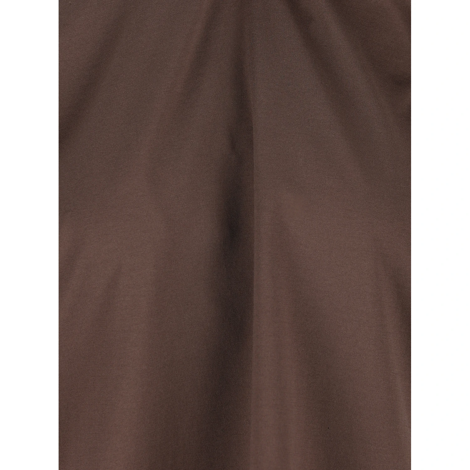 Brown cotton jersey T-shirt