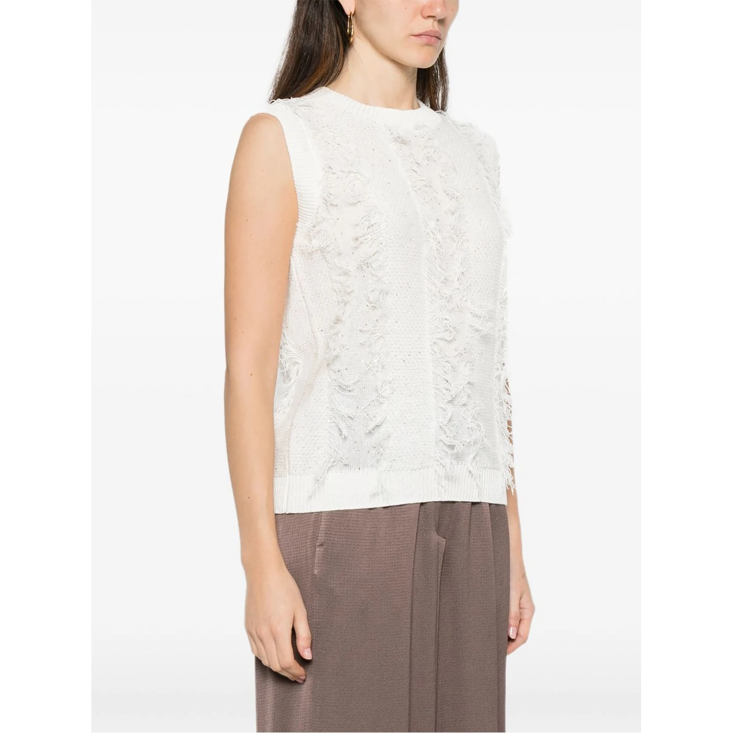 Peserico Sweaters White