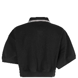 RELAXED CROPPED CINCHED POLO