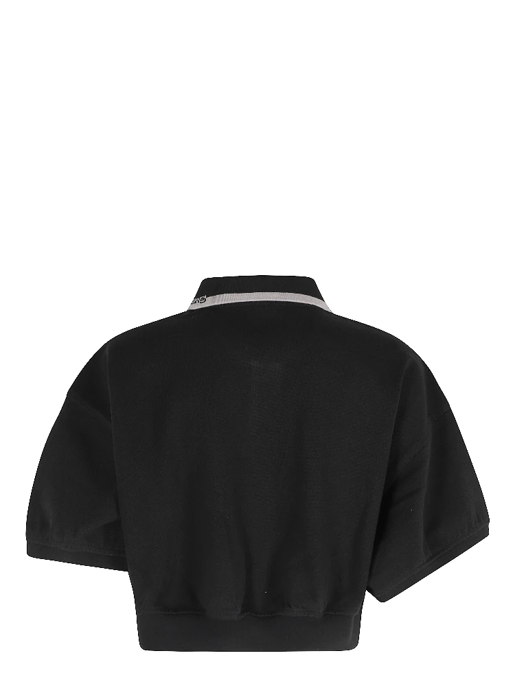 RELAXED CROPPED CINCHED POLO alternative