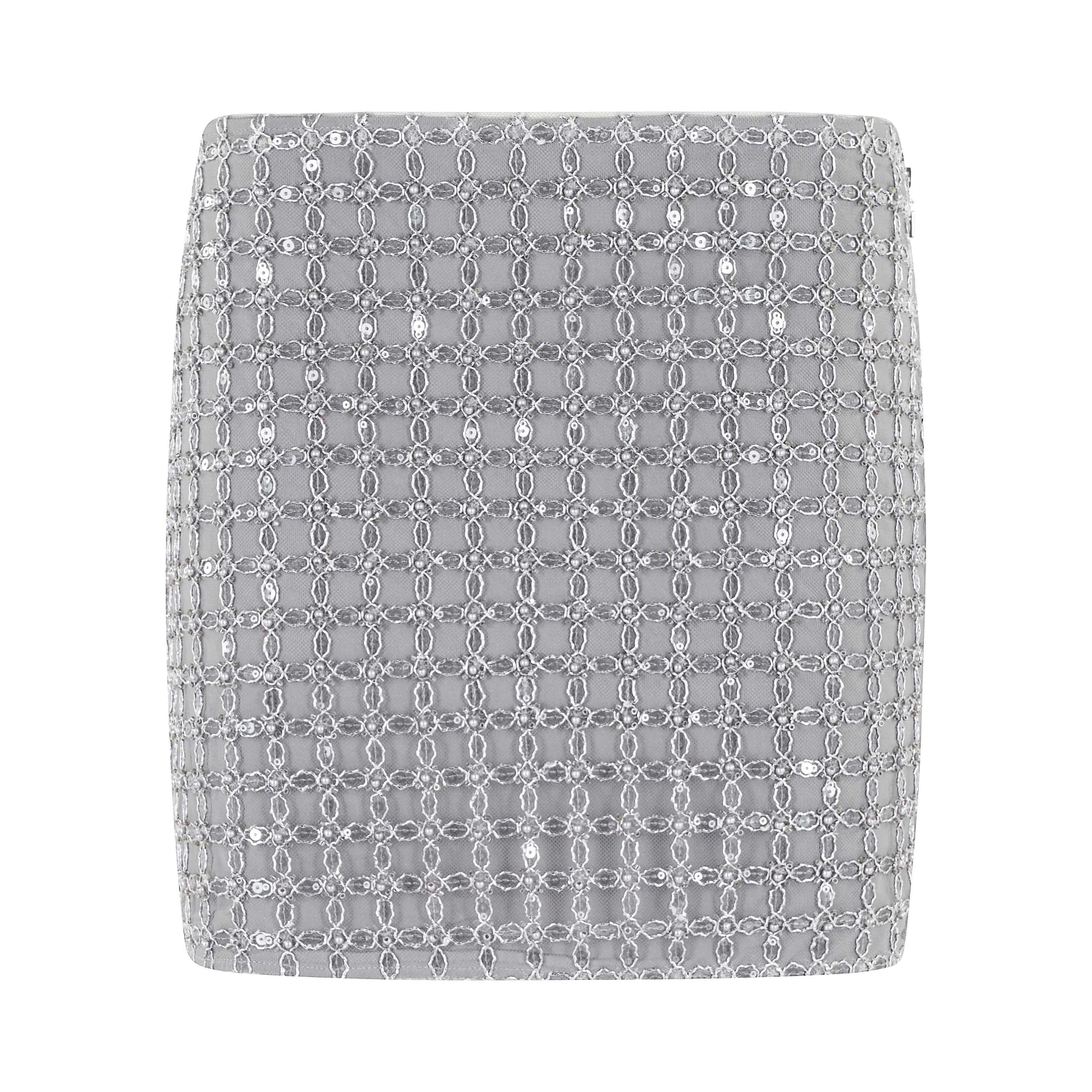 BEADED MINI SKIRT