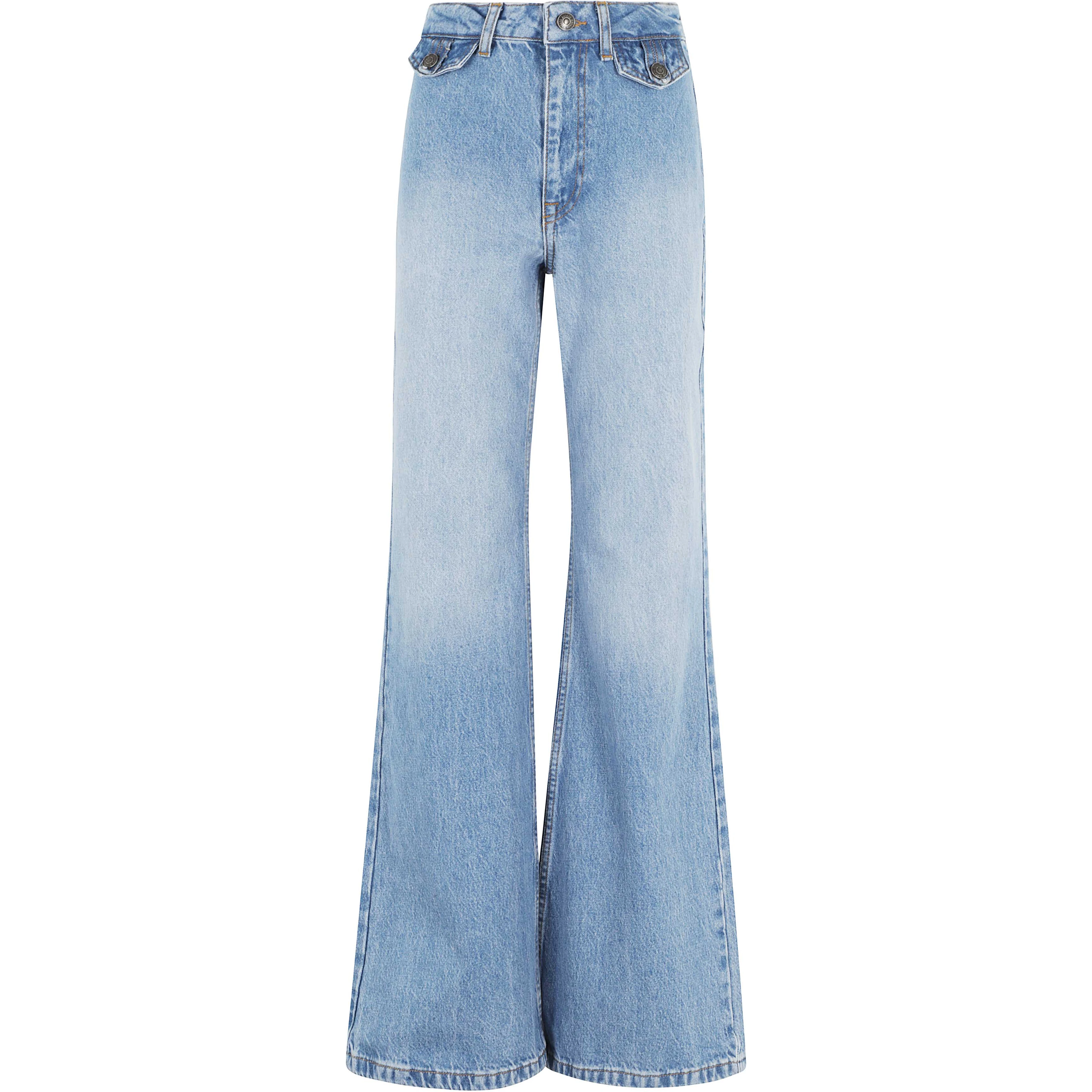FLARED HIGHWAISTED JEANS