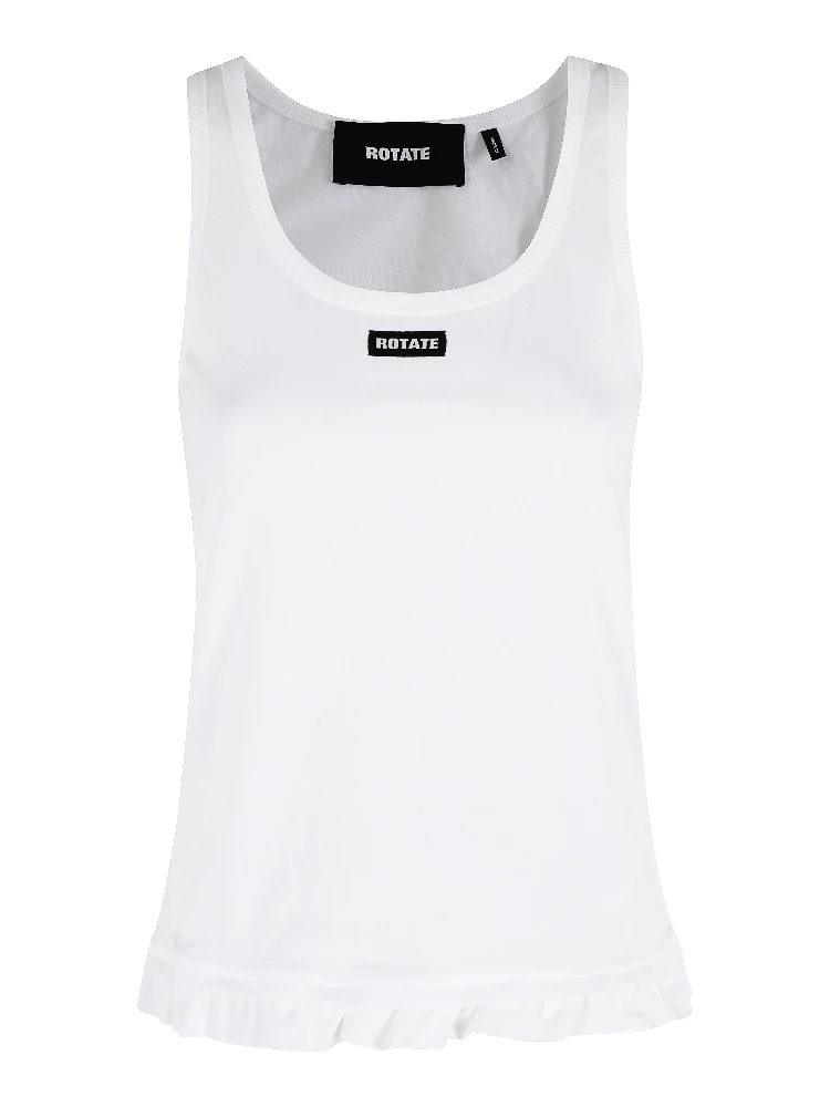 RUFFLE HEM TANK TOP