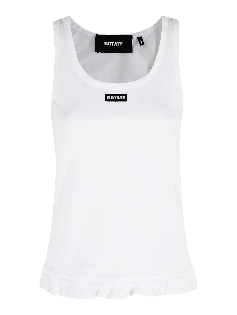 RUFFLE HEM TANK TOP