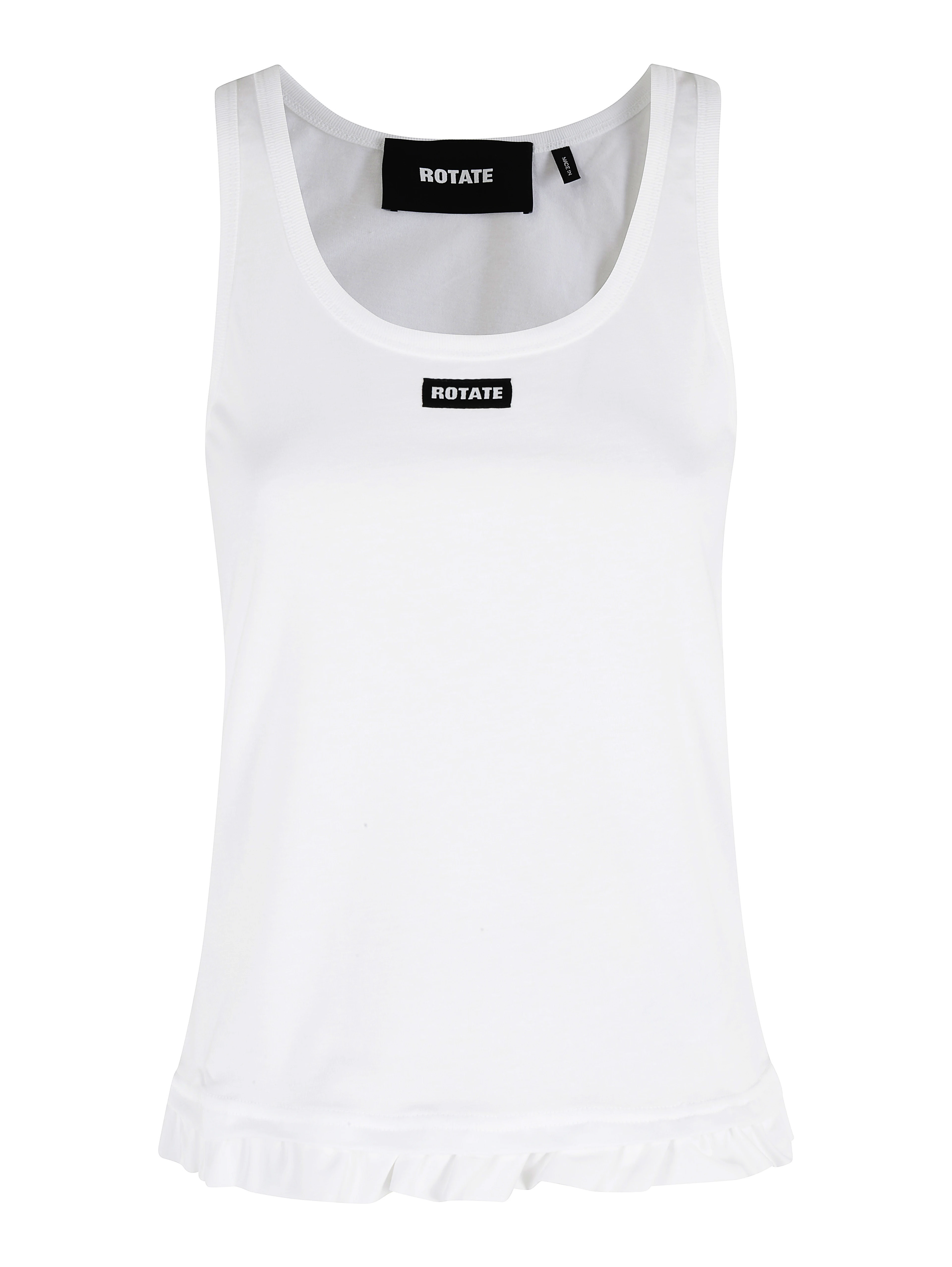 RUFFLE HEM TANK TOP