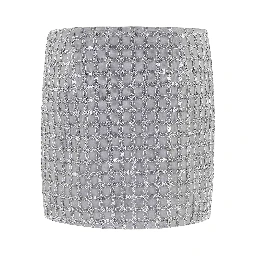 تنورة قصيرة مطرزة بالخرز