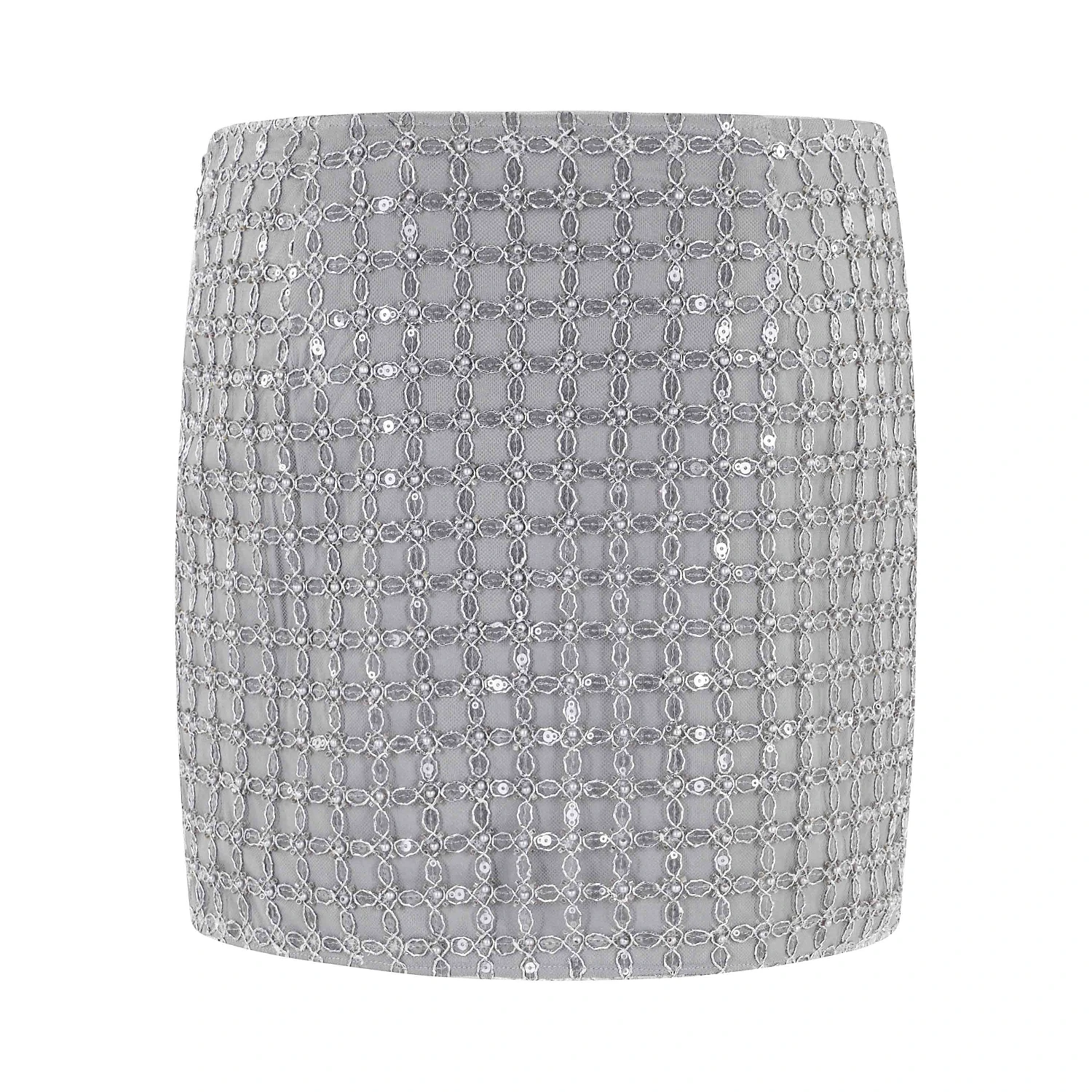 BEADED MINI SKIRT