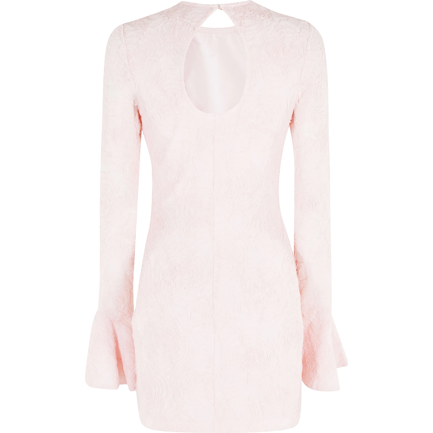 MESH FRILL MINI DRESS