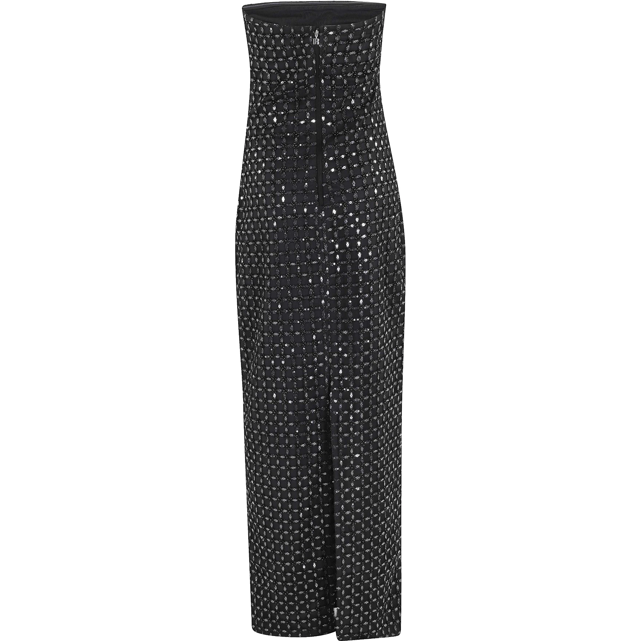 BEADED MAXI TUBE DRESS