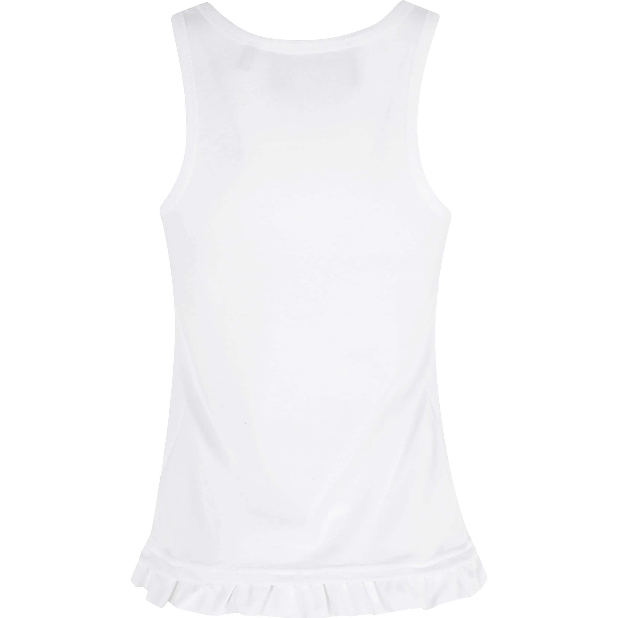 RUFFLE HEM TANK TOP