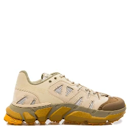 Beige Polyamide Athletic Sneakers