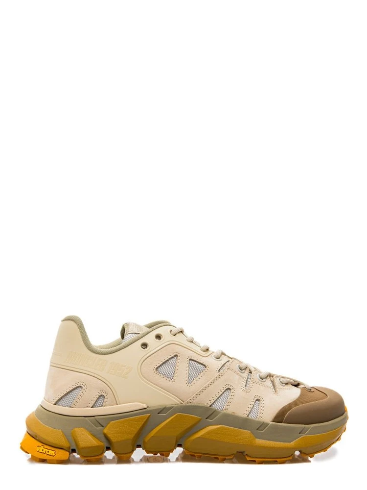 Beige Polyamide Athletic Sneakers