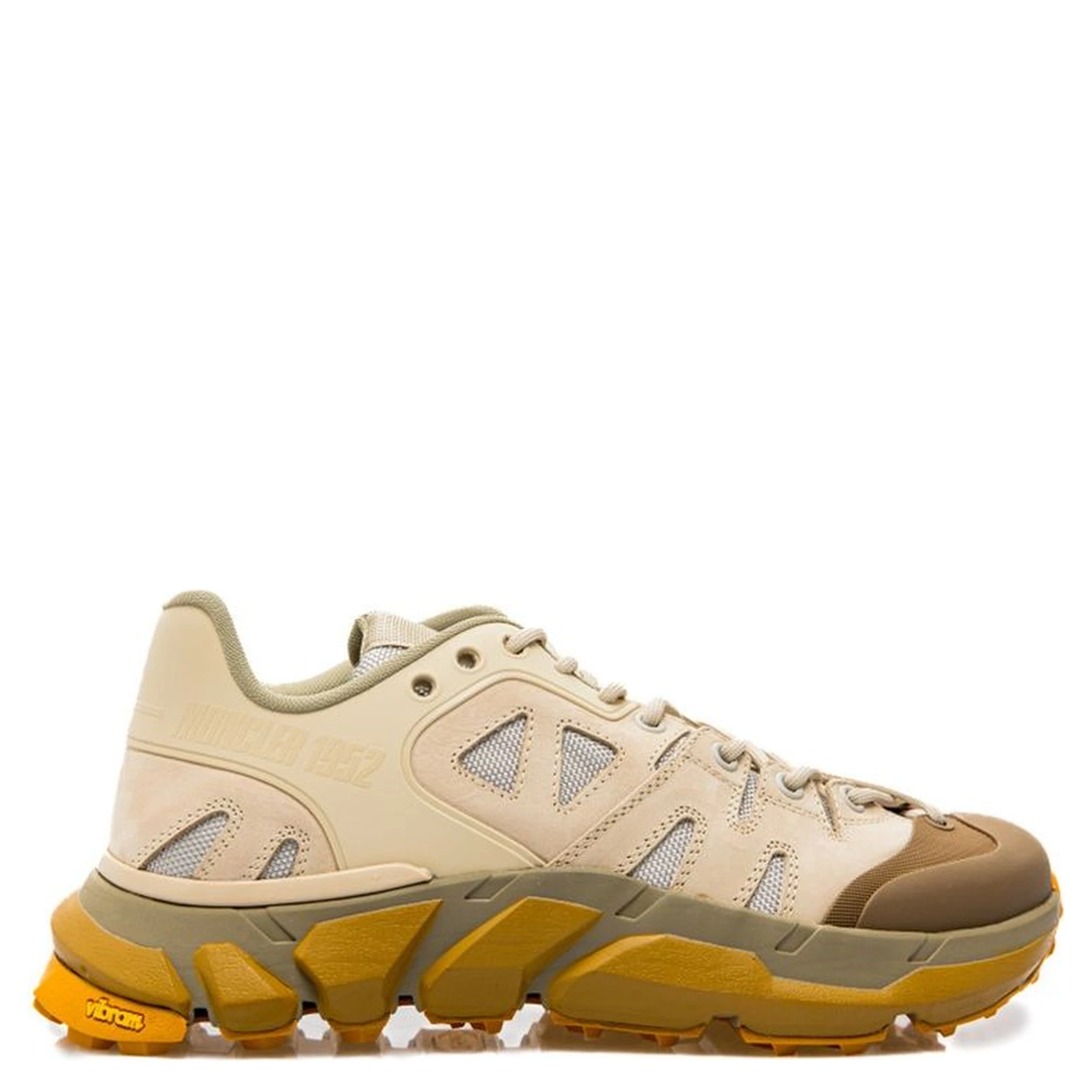 Beige Polyamide Athletic Sneakers