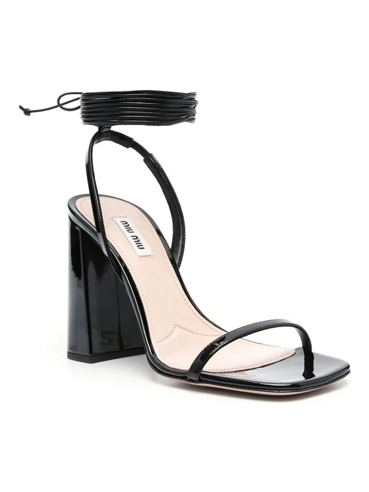 Black Calfskin Platform Sandals alternative