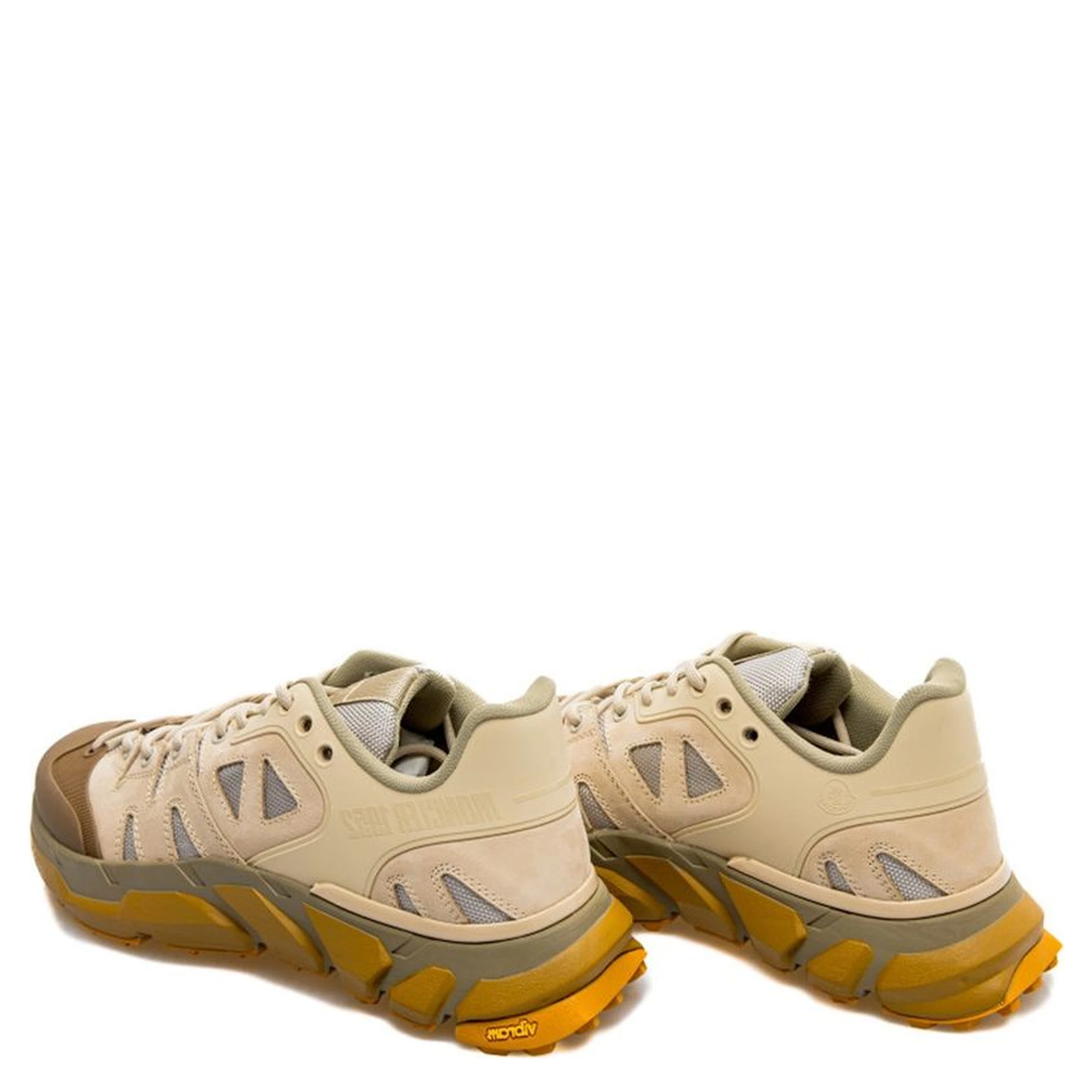 Beige Polyamide Athletic Sneakers