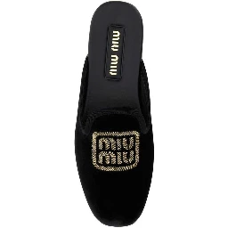 Black Calfskin Mules