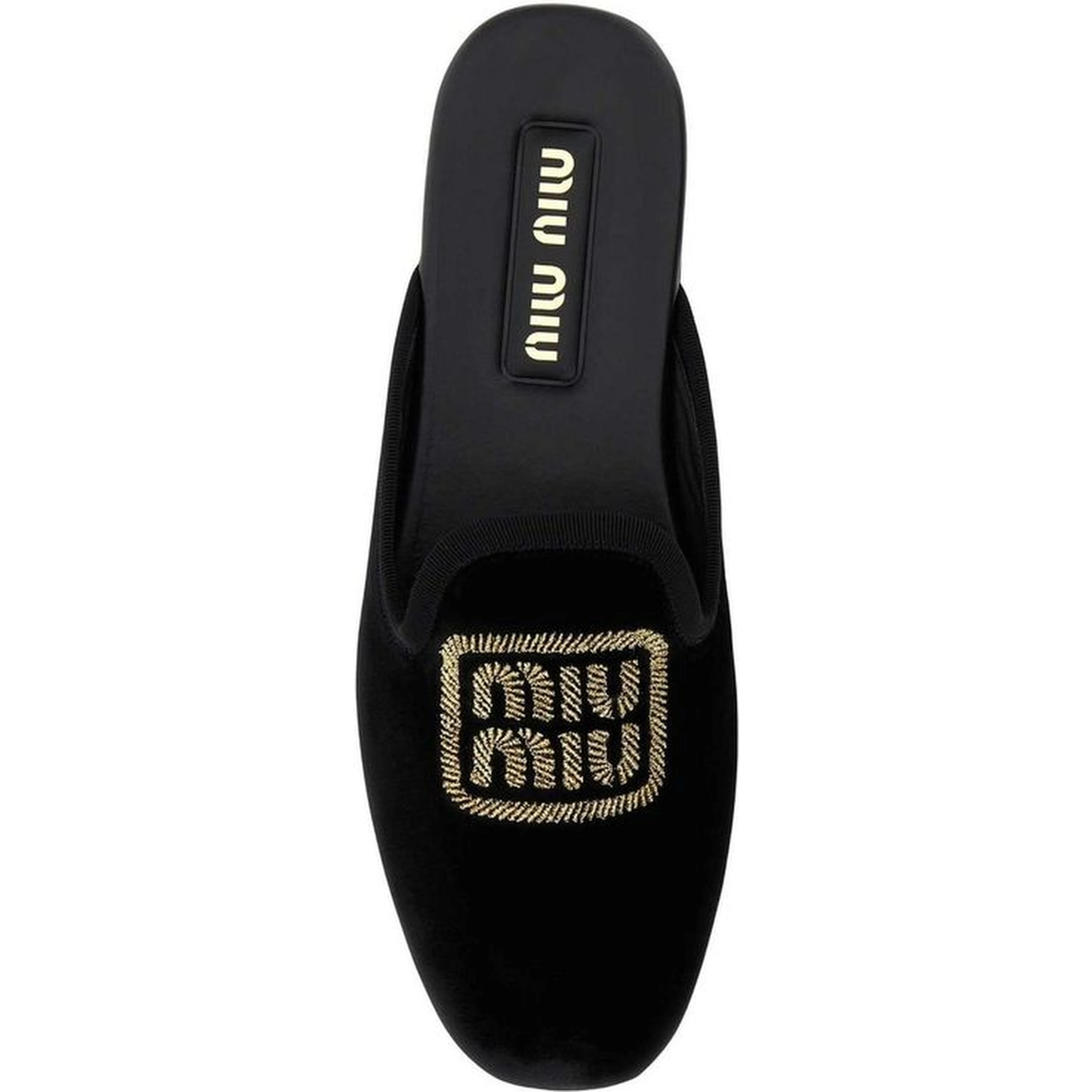 Black Calfskin Mules