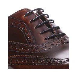 Brown Calfskin Oxfords And Derbies