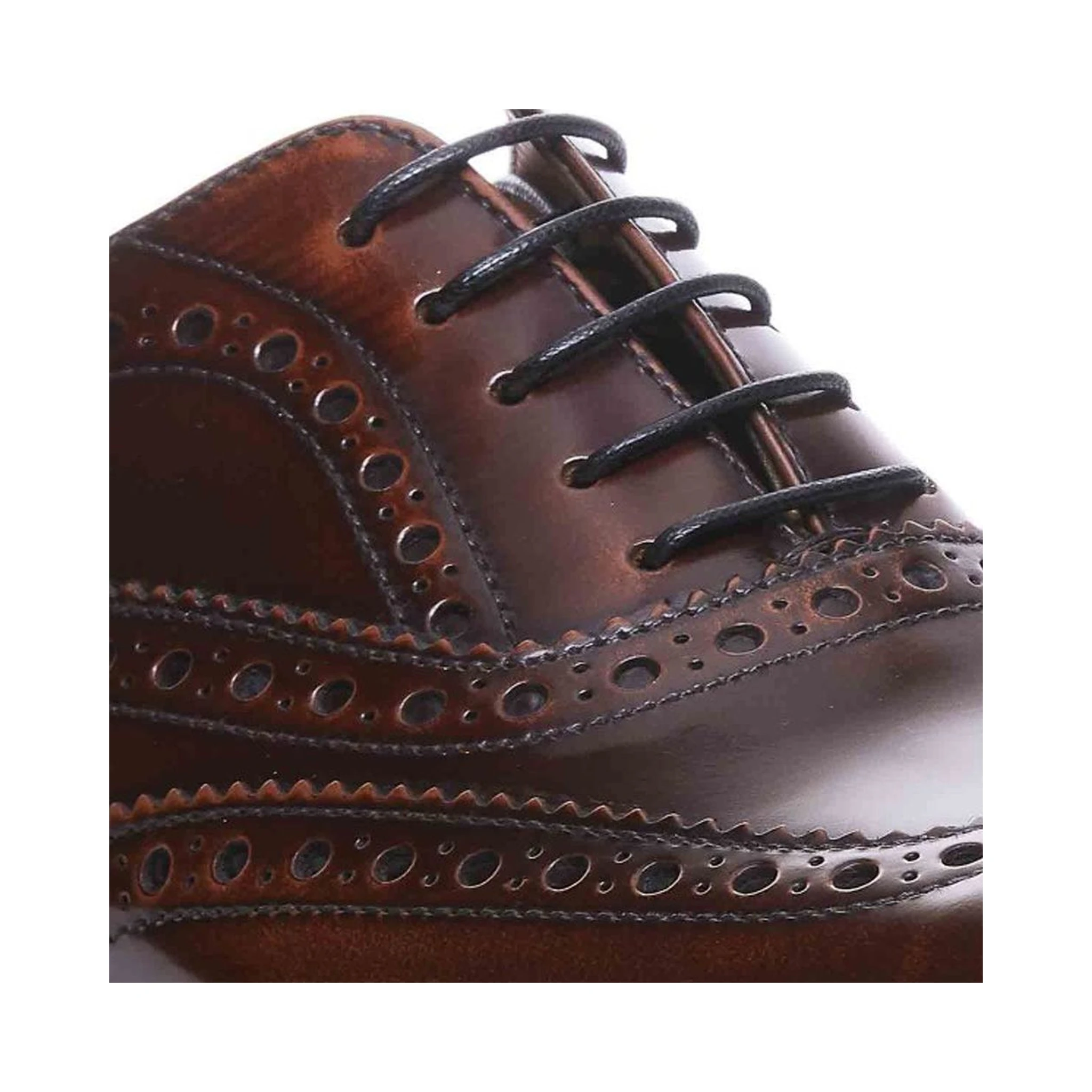 Brown Calfskin Oxfords And Derbies