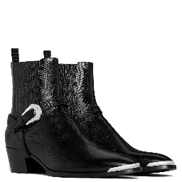 Black Calfskin Chelsea Boots
